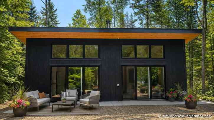 Quebec home built from 200,000 recycled bottles, assembled in just three days