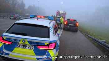 Medizinischer Notfall am Steuer: Auto fährt auf der A7 bei Illertissen auf anderen Wagen auf