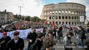 Proteste gegen Meloni: Ausschreitungen in Italien befürchtet