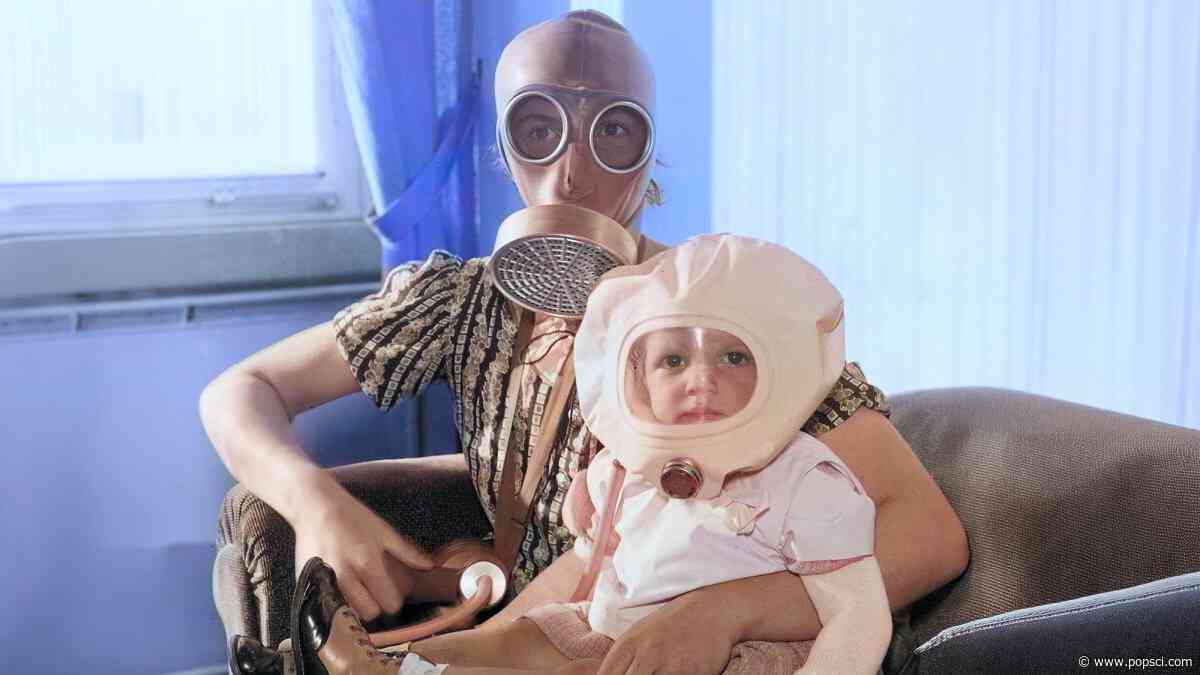 World War II’s baby gas masks are as unnerving as you’d imagine