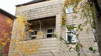 Lost Place mitten in Altona: Wohnhaus muss mit Stützbalken gesichert werden