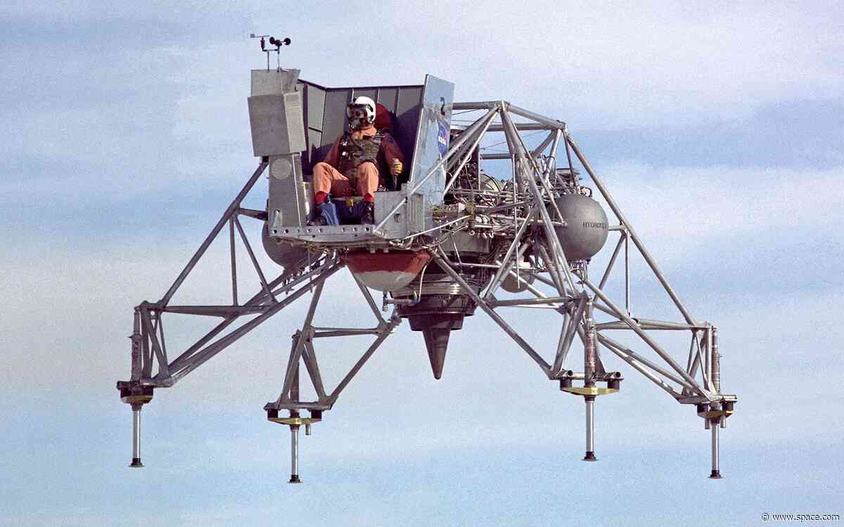 On this day in space! Oct. 30, 1964: NASA's weird Lunar Landing Research Vehicle takes 1st test flight to help Apollo astronauts land on the moon