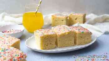 Luftiger geht’s nicht: Das genial einfache Tassenrezept für Fantakuchen vom Blech