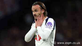 Maddison available for Spurs clash with Palace
