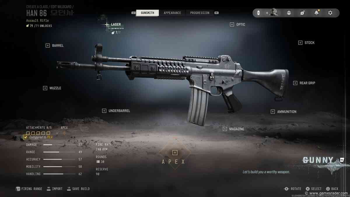 The best Han 86 builds in MW4