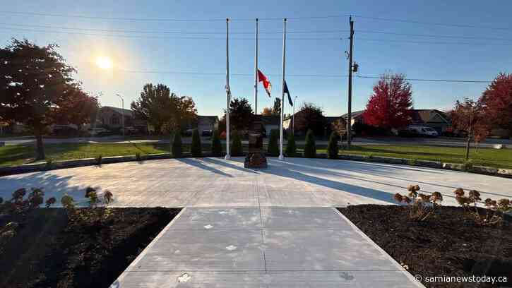 Dedication of St. Clair Township’s first cenotaph postponed until after Remembrance Day