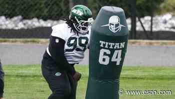 Jets defense to face RB Jeanty without Sweat, likely Bailey