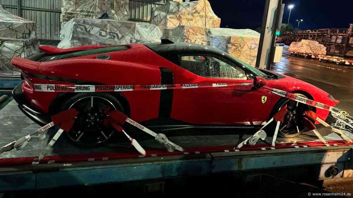 Dicker Fang am Flughafen: Geklauter Luxus-Ferrari geht dem Zoll ins Netz