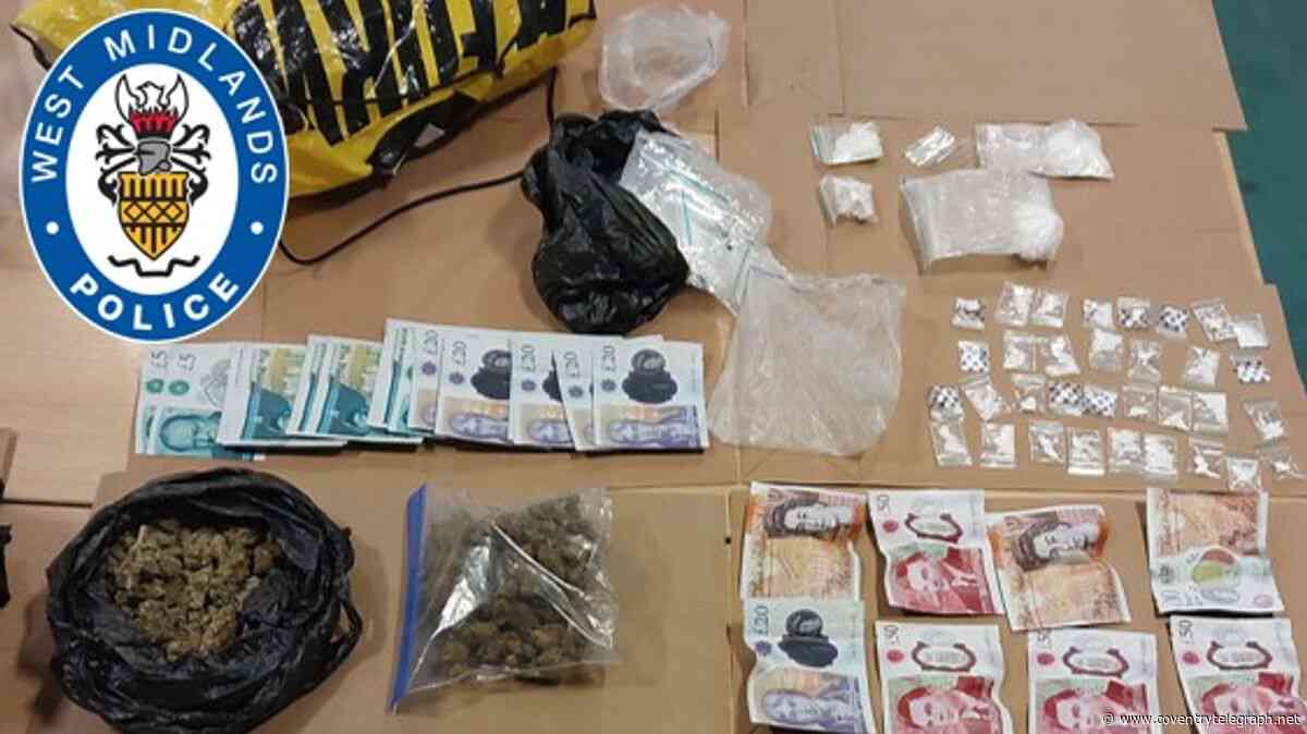 Two people arrested after drugs swoop in Coventry