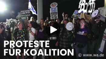 Proteste vor Eisenkots Haus: „Nur eine Koalition bringt uns Frieden“