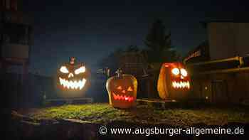 Riesenkürbisse als gruselige Hingucker an Halloween