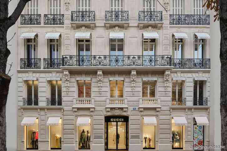 Gucci startet neues Boutique-Konzept mit Store in der Pariser Avenue Montaigne