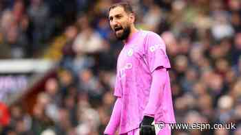 Maresca: Donnarumma is first name on City team sheet
