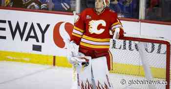 Flames goalie Cooley placed on injured reserve
