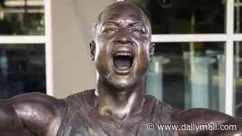 Dwyane Wade's notoriously bad statue outside Miami Heat's arena finally gets an upgrade after years of ridicule