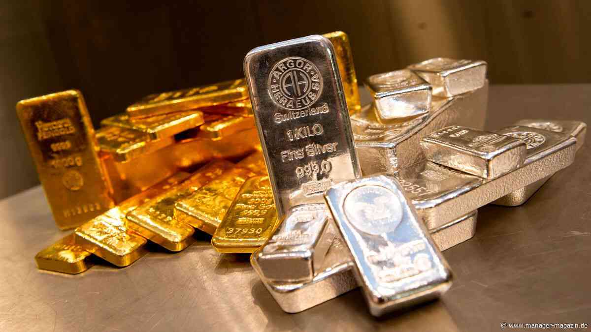 Gold und Silber mit Kursrutsch: Preise für Edelmetalle fallen auf Jahrestief