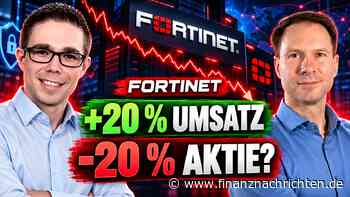 Fortinet: 20 % mehr Umsatz - warum stürzt die Aktie trotzdem 20 % ab?