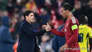 Van Dijk: L'pool adapting to Iraola's playstyle