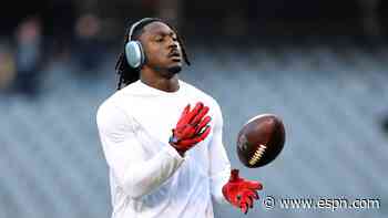 Patriots WR Brown (ankle, knee) questionable vs. Dolphins