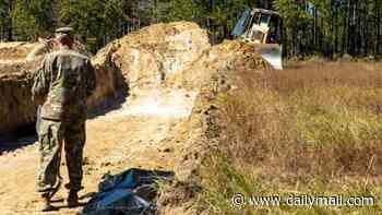 US Army prepares for mass casualties with drill digging graves amid a looming war threat