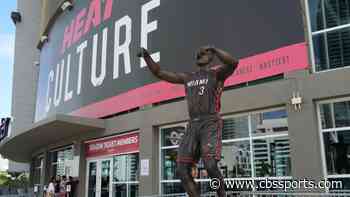 Dwyane Wade's statue gets a facelift: Heat legend's bronze likeness updated with new face