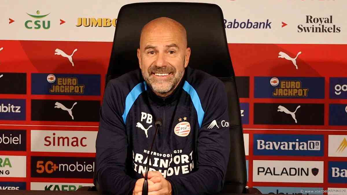 Bosz kan weinig met pijnlijke PSV-statistiek: 'Ben je gek? Het zegt mij niks'