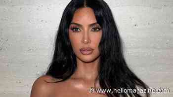Kim Kardashian sizzles in plunging halterneck top as she reveals secret treatment