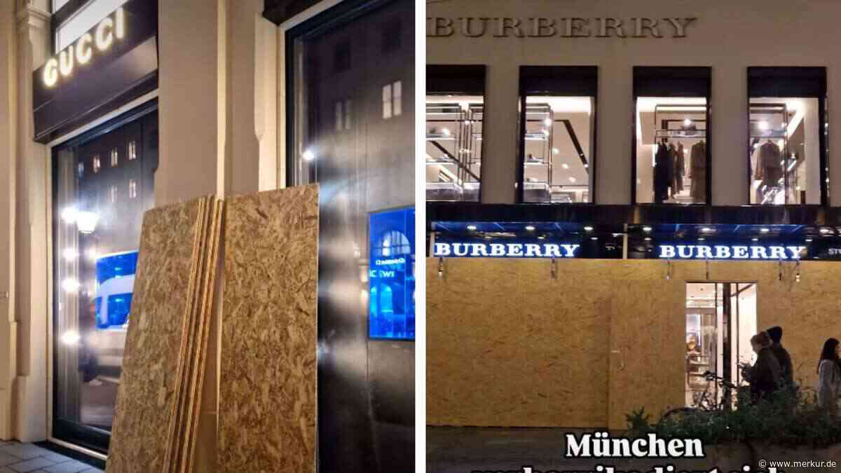 Gen-Z-Proteste in München: Luxus-Boutiquen verbarrikadieren sich – Videos zeigen Vorbereitungen