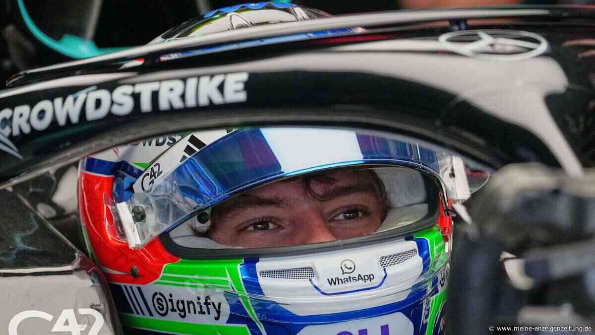 Formel 1: Antonelli nach einem Tag Pause gleich auf Touren