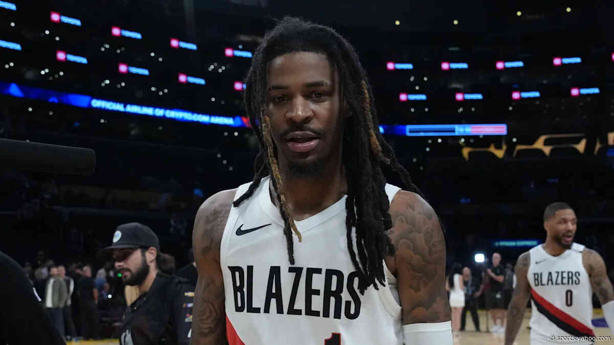 Portland's Ja Morant to miss at least a month with left hamstring strain