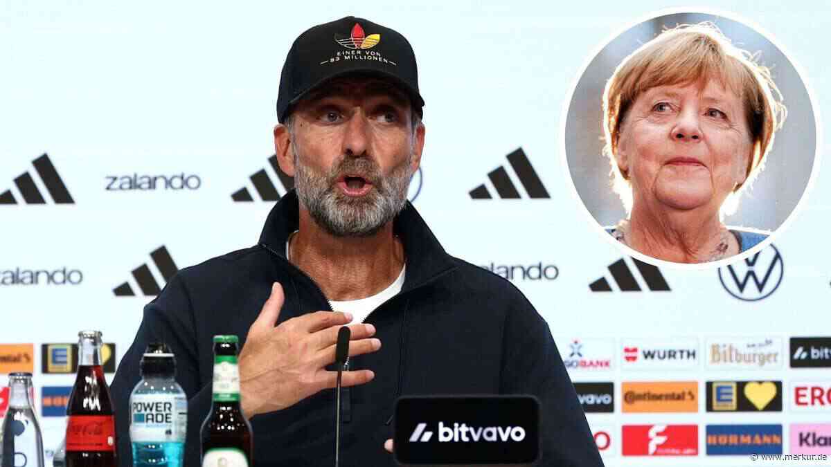 Nach Klopp-Wirbel um Deutschland-Fahne spricht jetzt Angela Merkel