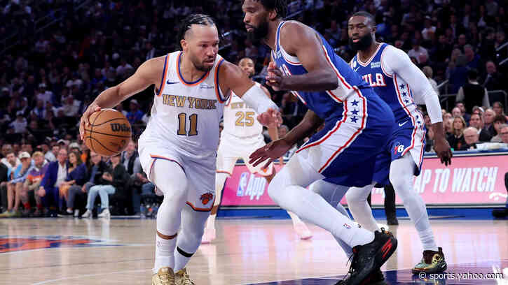 Jalen Brunson wins Philly sports writers’ top honor after 76ers torture