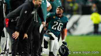 Eagles RB Barkley carries no injury designation