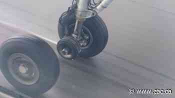 WATCH: PAL Airlines flight loses wheel after landing in Wabush, N.L.