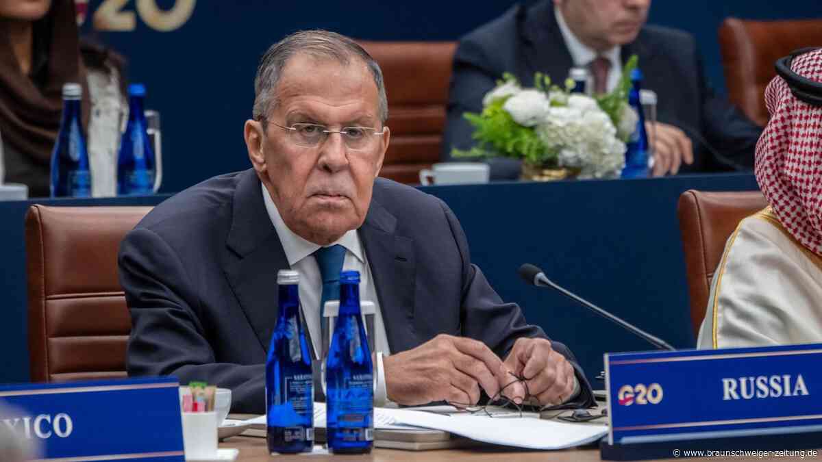 G20-Treffen: Lawrow sieht keine Fortschritte mit den USA