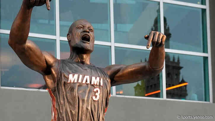 Dwyane Wade statue outside Heat's arena finally looks like Dwyane Wade, two years after its unveiling