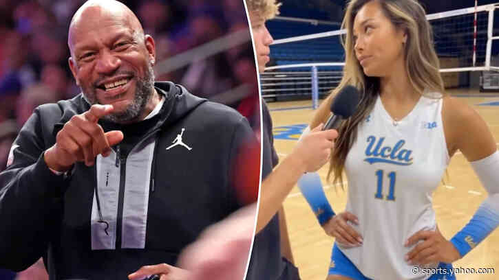 Lakers legend Ron Harper has unfortunate response to AI UCLA volleyball sex position clip