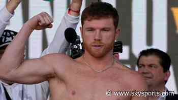 Canelo and Mbilli make weight for world title fight in Riyadh