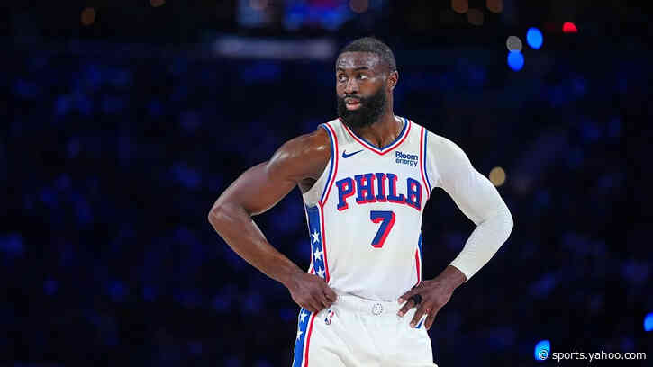 Brown out with left knee injury for Sixers vs. Knicks