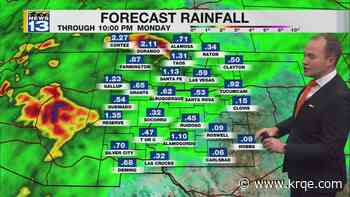 Multiple rounds of rain this weekend, with a break for Halloween