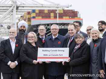 Feds list Port of Vancouver's $5.9 billion Roberts Bank Terminal 2 as project of national interest