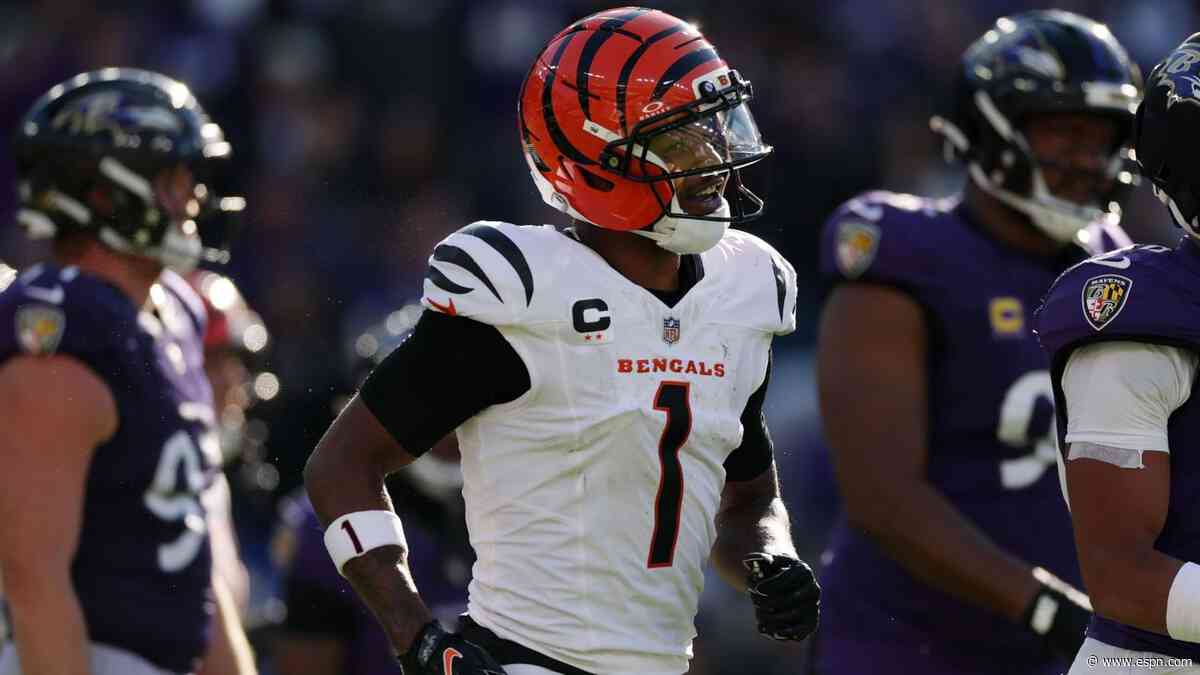Inactives watch: Ja'Marr Chase to play; Breece Hall questionable; Emeka Egbuka out