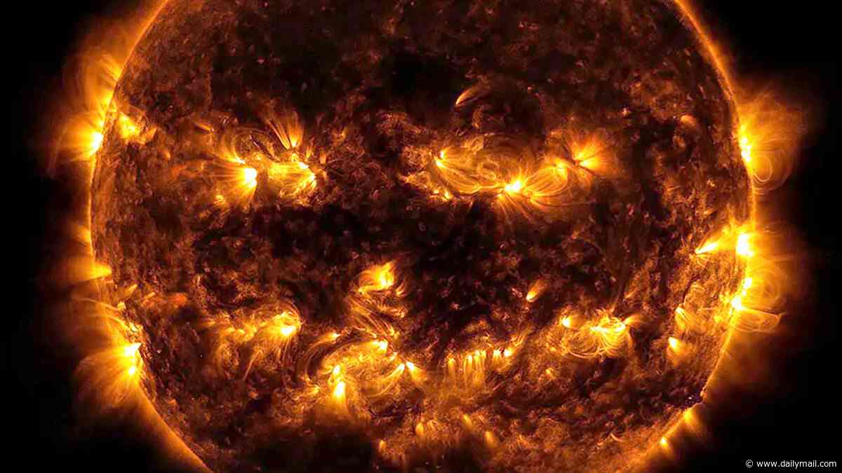 NASA celebrates Halloween with its spookiest photos of the universe, including a jack-o'-lantern sun and an evil eye nebula