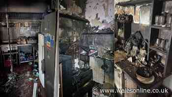 Cafe burned to the ground in electrical fire starts new life in Gorseinon