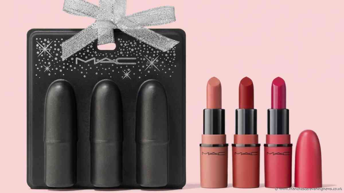 MAC fans race to get £48 Christmas gift set with three lipstick shades for £9