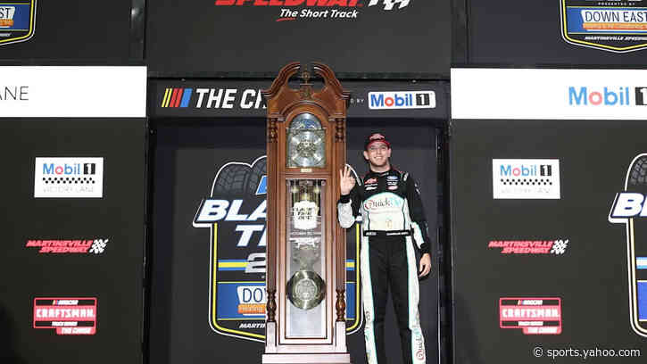 WIRE: Chandler Smith steals win at Martinsville as teammate Riggs shrinks championship points deficit