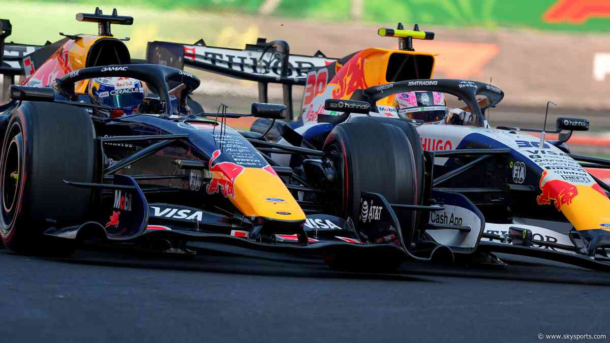 Verstappen, Lawson receive grid penalties after 'unacceptable' practice collision