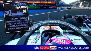 'Every weekend!' - Lawson fumes at Verstappen as pair clash during P2!