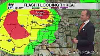 Heavy rain, mountain snow will return to parts of New Mexico, southwest Colorado this weekend