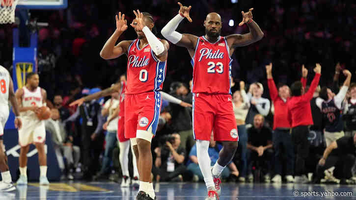 Defense, LeBron’s power, Simons’ heater off the bench lead Sixers to win vs. Knicks in Cup matchup